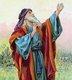 Middle East / USA: The Prophet Isaiah. Illustration from a Bible card published by the Providence Lithograph Company, c. 1900