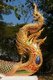 Thailand: Naga (mythical snake) balustrade, Wat Phra Kaeo Don Tao, Lampang, Lampang Province